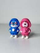 Face Changing 3D Cartoon Character Toy Keychain