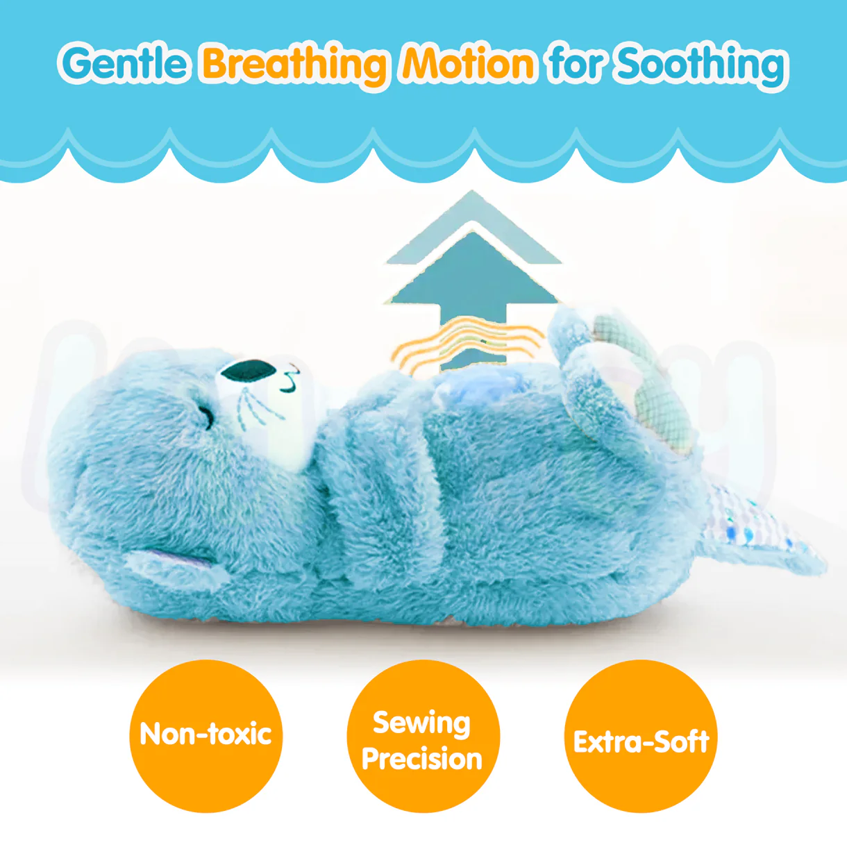 Breathing Teddy Otter Glowing Music for Baby - Image 3