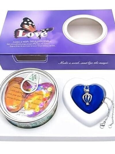 Wish Pearl Necklace Gift Set With Bracelet | Best Gift for Valentine | Love Wish Pearl | DIY Necklace Kit | Gift For Girls/Women