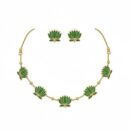 Alloy Copper Green Jewel Set (Pack of 1)