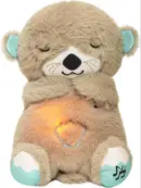 Breathing Teddy Otter Glowing Music for Baby