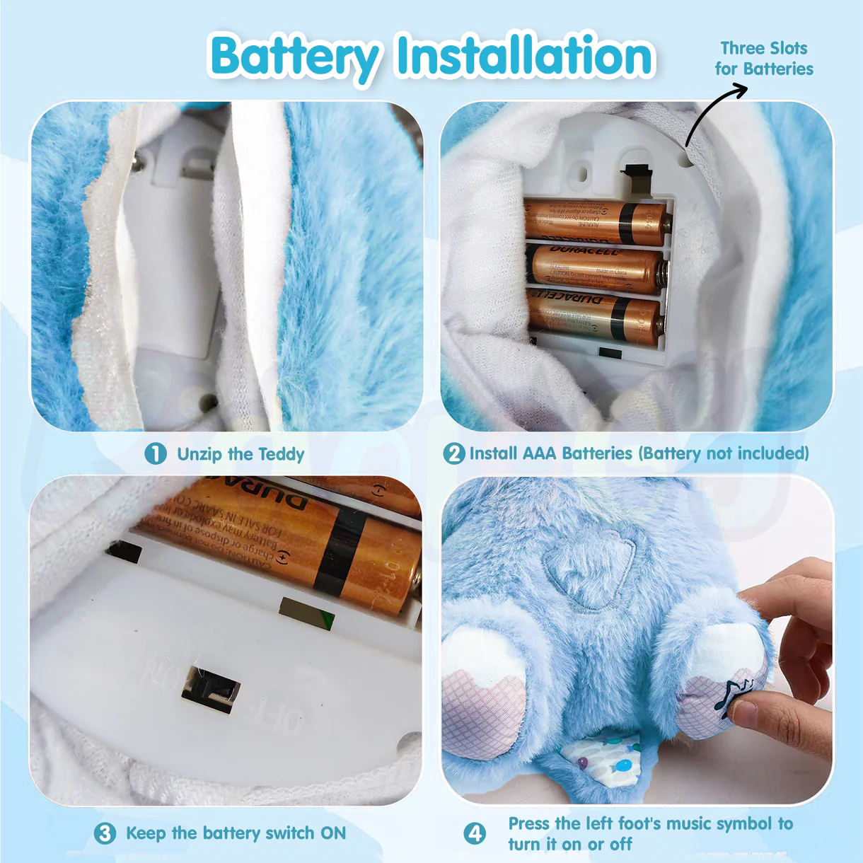 Breathing Teddy Otter Glowing Music for Baby - Image 4