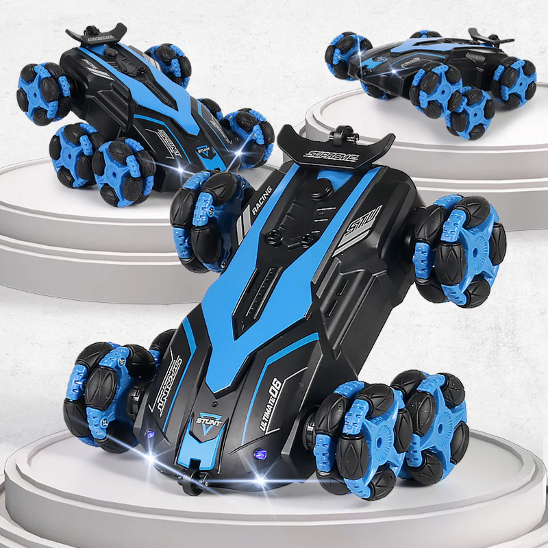 Remote Control Drift Car, 2.4Ghz Drifting Stunt Car, Double Sided 360 Degree Rotating Car - Image 4