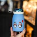 Mini Glass Penguin Water Bottle (Pack Of 2)