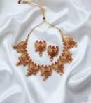 Traditional Antique Jewelry Pendant Necklace With Earring for Women & Girls