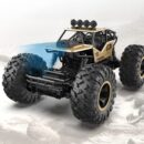 1:18 Remote Control Monster Car | 2WD Rock with 480p Camera, Mist Spray, Rechargeable Off-Road Metal Climbing Truck