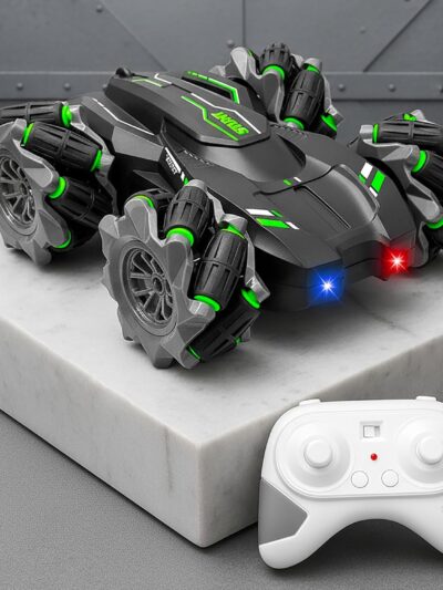 Drift RC Stunt Car, 360° Double-Sided Rotation, Multi-Direction Remote Control Vehicle with Rechargeable Battery