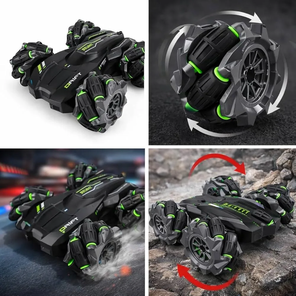 Drift RC Stunt Car, 360° Double-Sided Rotation, Multi-Direction Remote Control Vehicle with Rechargeable Battery - Image 4