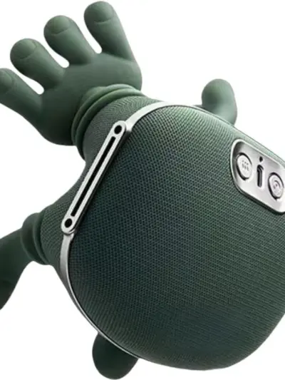 Wireless Portable Neck and Back Massager, Electric Deep Tissue 4D Kneading Massage, Simulated Human Hand Design for Pain Relief and Muscle Relax (GREEN B1)