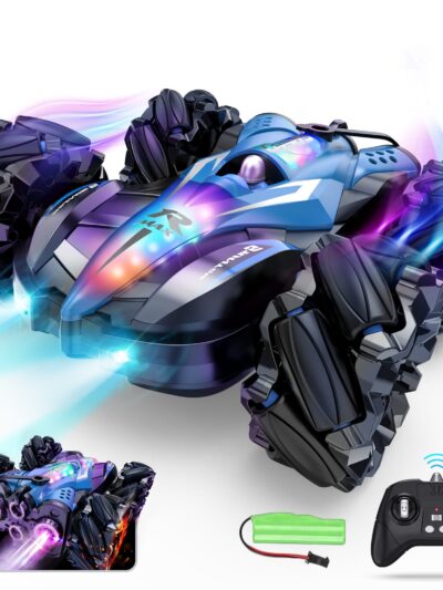 RC 4*4 WD Double Smoke Hand Sensor Stunt Drift Toy Car 360