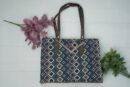 Shoulder Handbag Multi-Color Ethnic Print,
