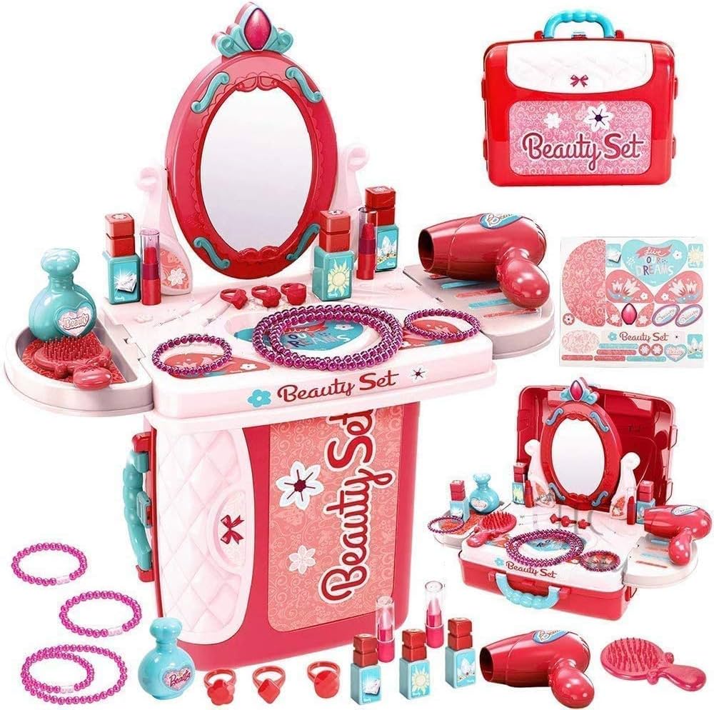 Beauty Makeup Kit Cosmetic Fashion Set Toy Multi colour