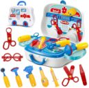 Kids Doctor Set Kit Toy Medical Pretend Play Set for Boys & Girls
