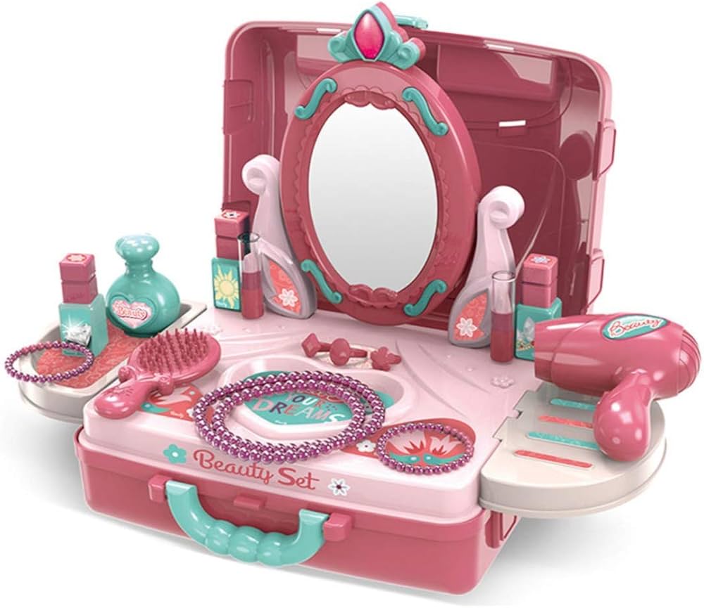 Beauty Makeup Kit Cosmetic Fashion Set Toy Multi colour - Image 2