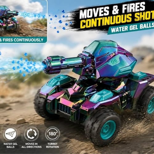 RC Water Gel Ball Shooting Car for Kids | For Boys & Girls Age 8+ - Image 3
