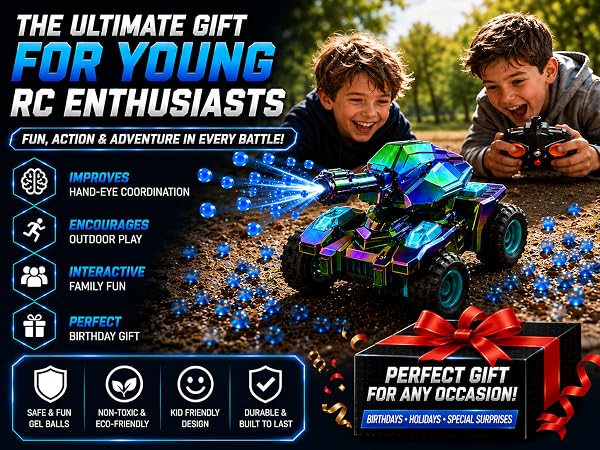 RC Water Gel Ball Shooting Car for Kids | For Boys & Girls Age 8+ - Image 4