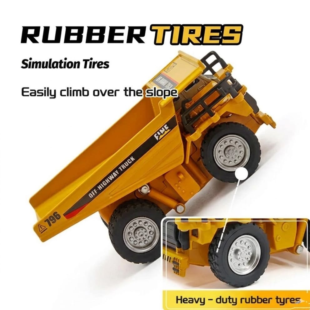 Mini Construction Rc Alloy Dump Truck - Image 3
