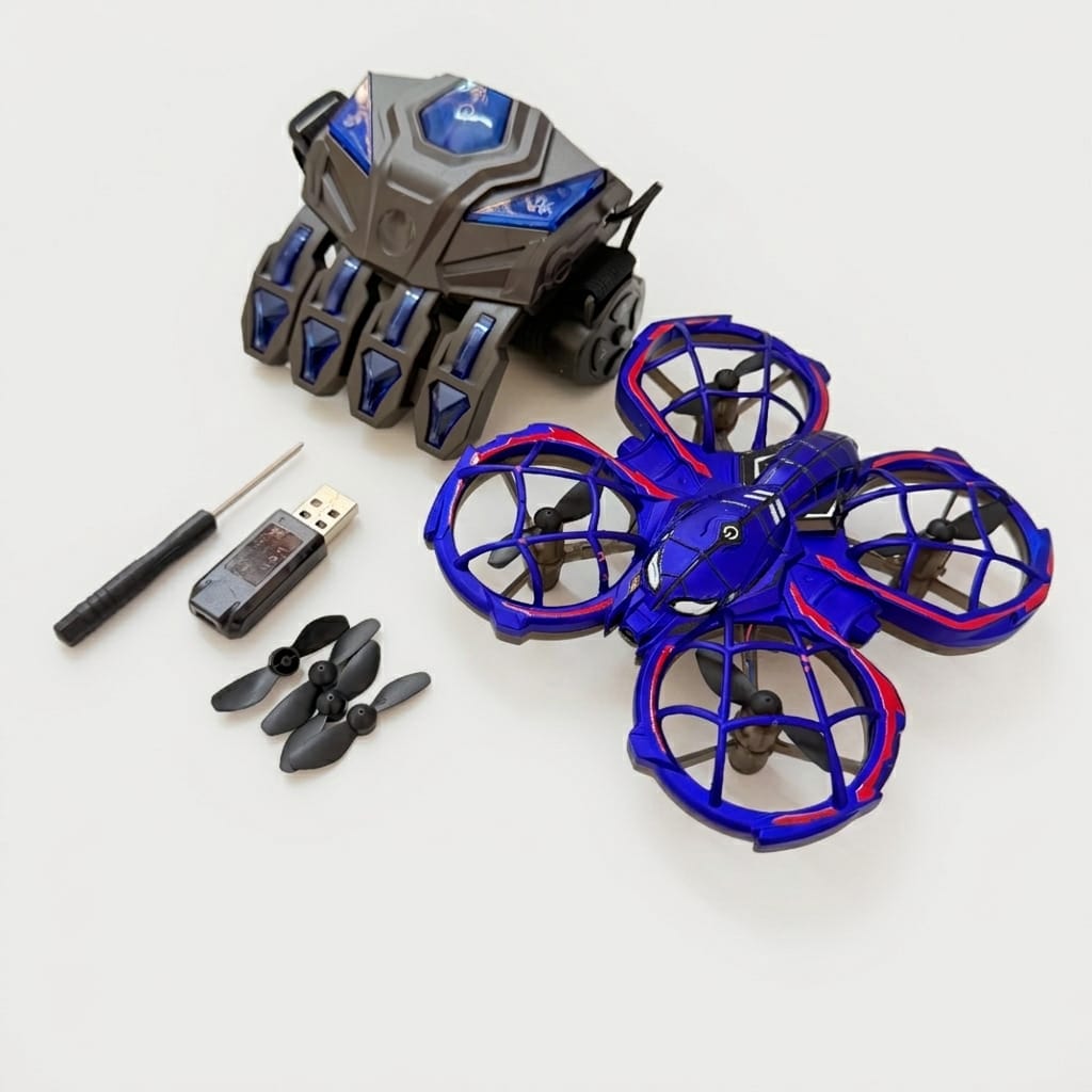 Spider Mini Drone for Kids, RC drone with LED Lights,Gifts for kids