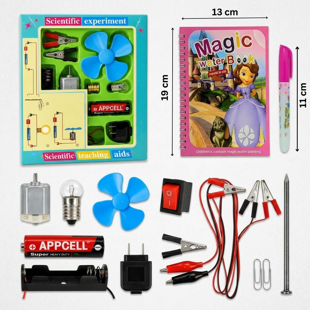 Combo Scientific Teaching Kit & Magic Water Book For Kids