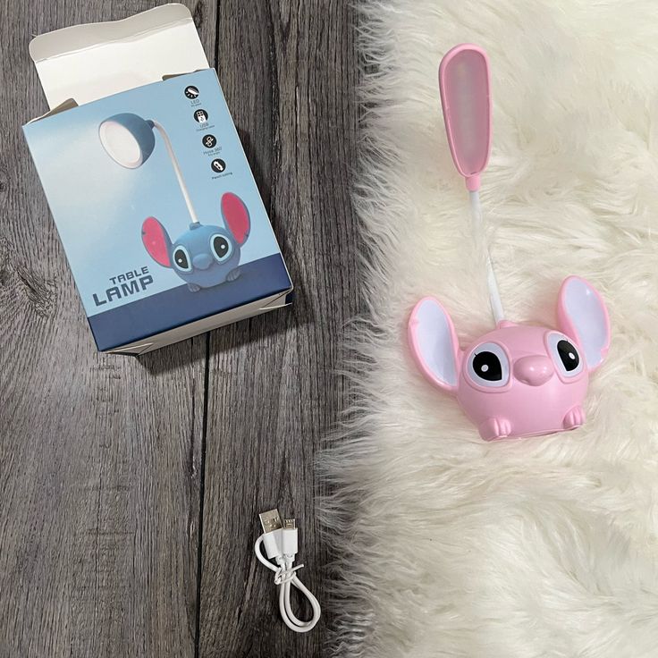 New Cartoon Lilo Stitch Charging Table Lamp Desk Lamp Led Light