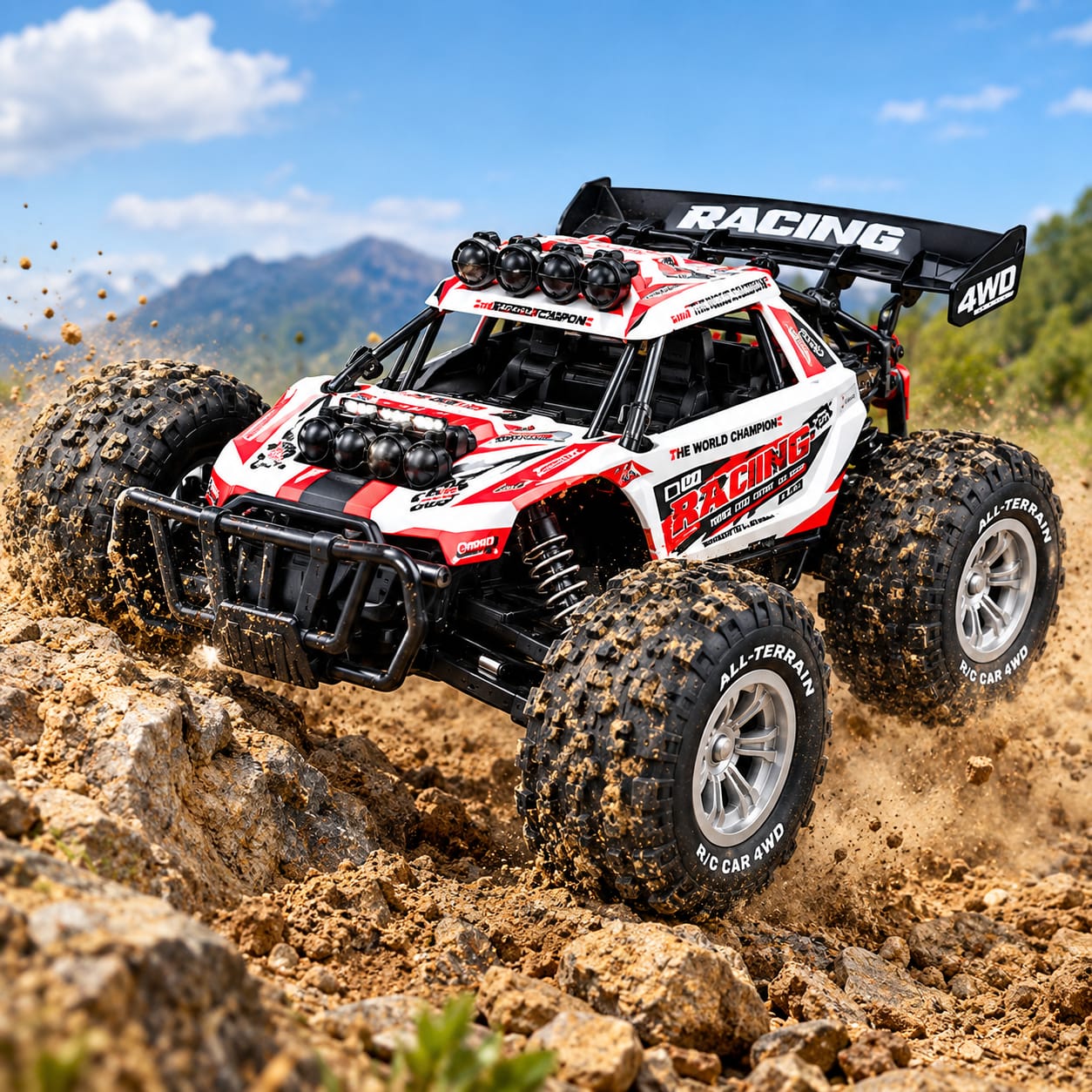 4WD RC Buggy |2.4GHz Remote-Controlled Off-Road Buggy |40 km/h High-Speed - Image 3