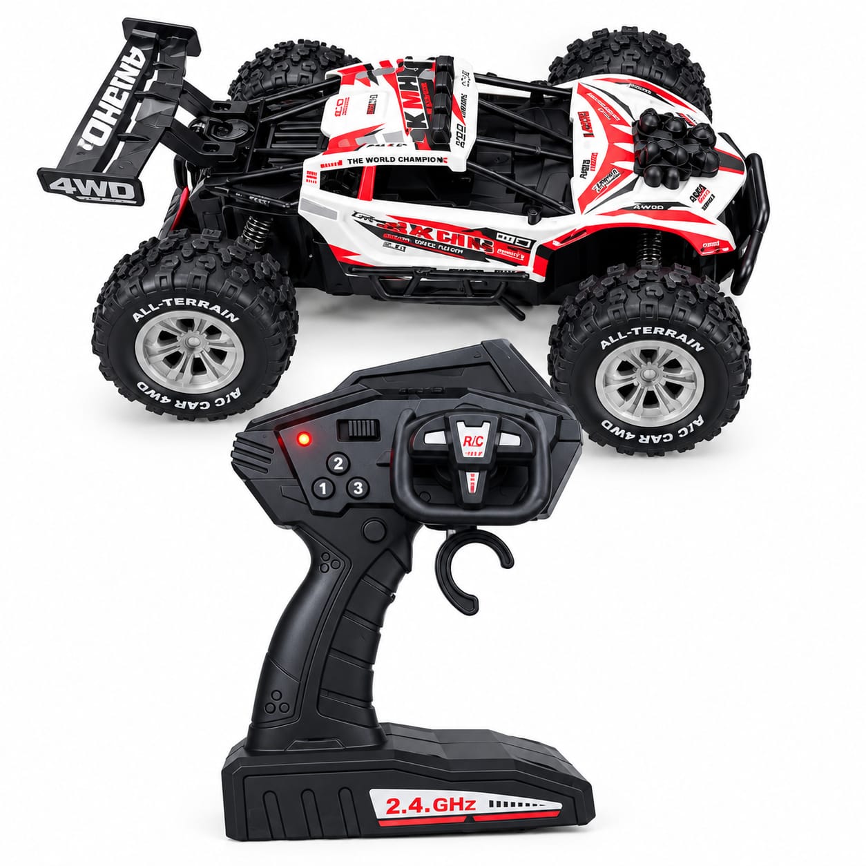 4WD RC Buggy |2.4GHz Remote-Controlled Off-Road Buggy |40 km/h High-Speed - Image 5
